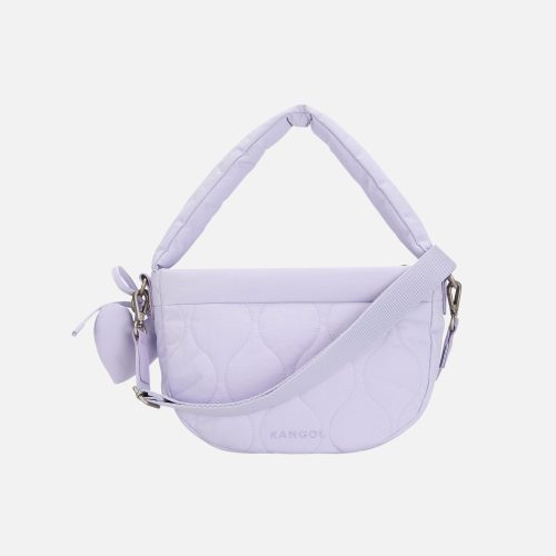 CB3328 quilted round cross bag lavender 6