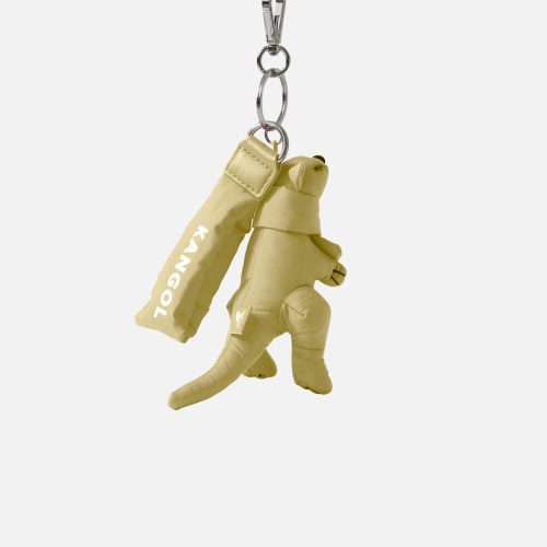 KD0025 puffer key holder yellow 3