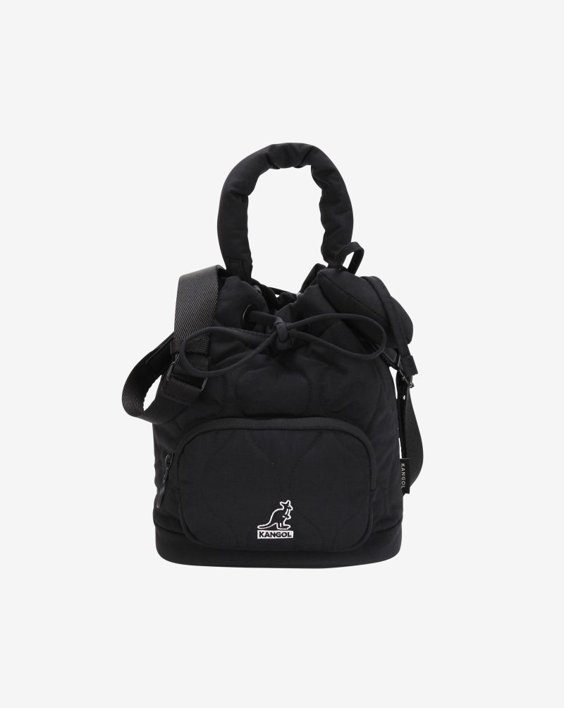 TB3962 quilted bucket bag black 1